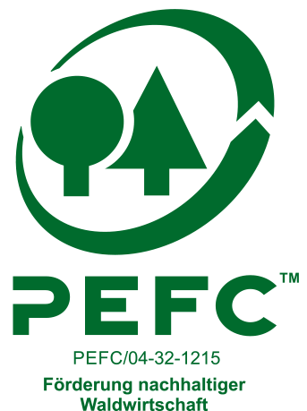 PEFC-Logo – Zertifizierung für nachhaltige Waldwirtschaft