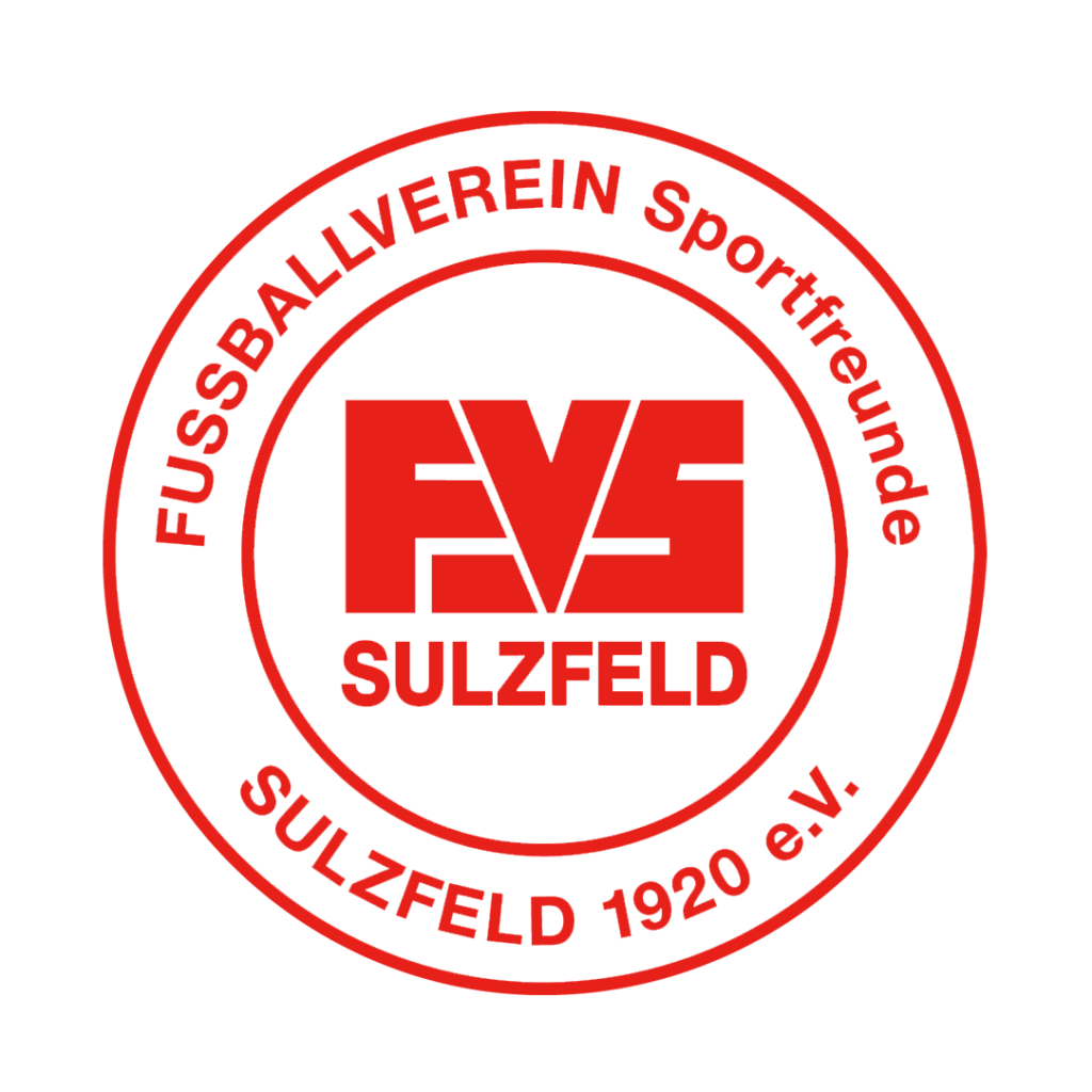 Logo des FVS Sulzfeld – roter Vereinskreis mit Schriftzug