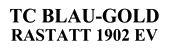 Logo Tennisclub TC Blau Gold Rastatt 1902 EV